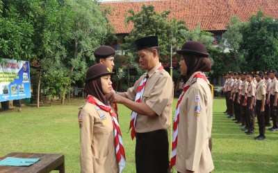 Semangat Berkobar Dewan Ambalan Gana Putra Prajna Paramita SMANIK Resmi Dilantik